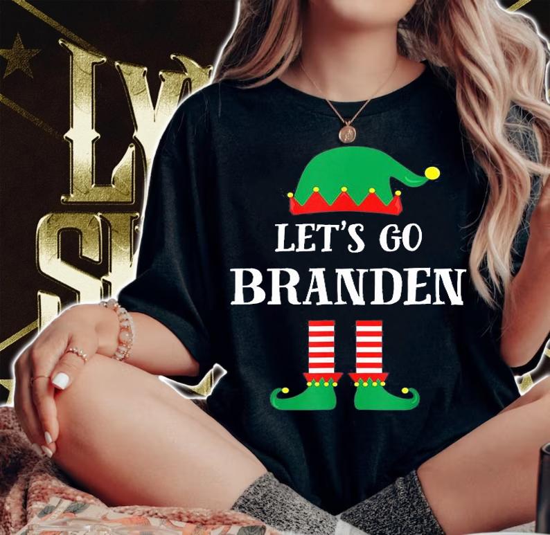 Let's Go Braden Flf Funny Trendy Sarcastic Christmas Biden T-Shirt woman shirt
