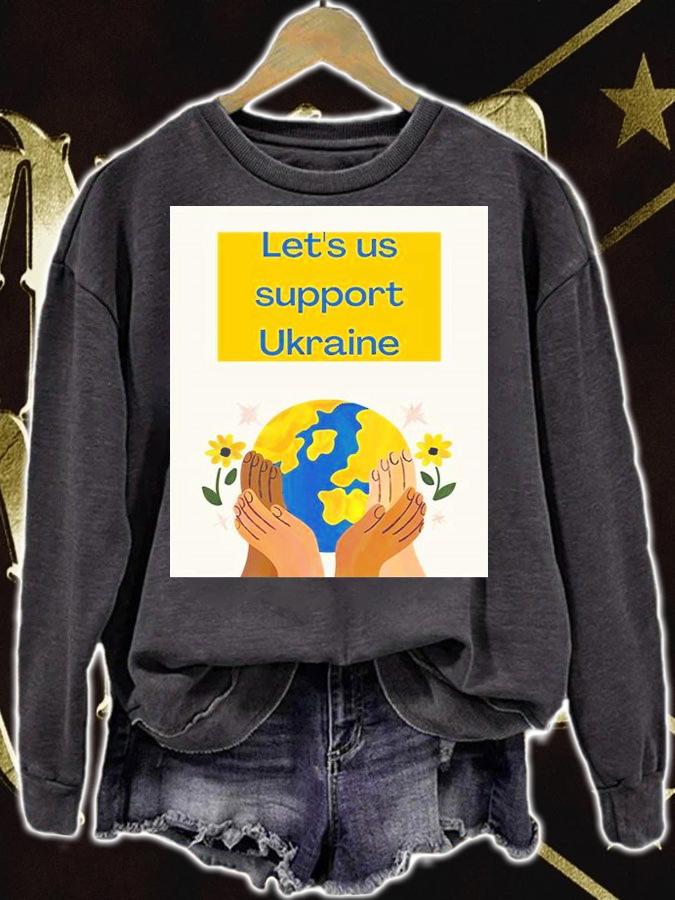 Let's Us Support Ukraine Against Russia T-Shirt sweatshirt