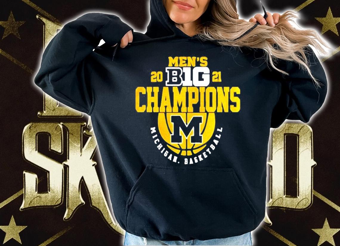 Michigan Baseball Mens 2021 Big Ten Championships Shirt hoodie