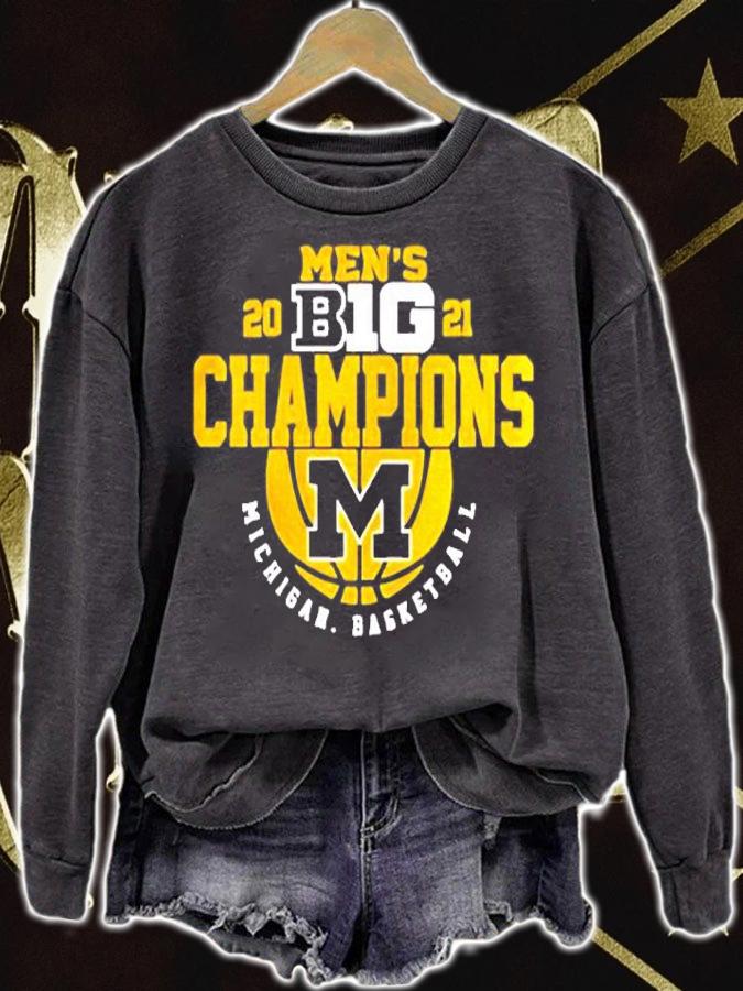 Michigan Baseball Mens 2021 Big Ten Championships Shirt sweatshirt
