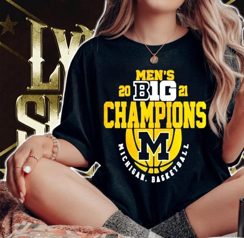 Michigan Baseball Mens 2021 Big Ten Championships Shirt woman shirt