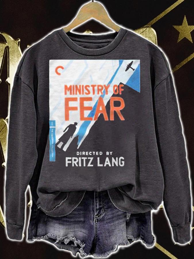 Ministry of Fear directed by Fritz Lang movie poster T-shirt sweatshirt