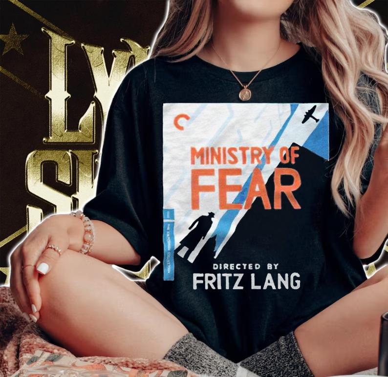 Ministry of Fear directed by Fritz Lang movie poster T-shirt woman shirt