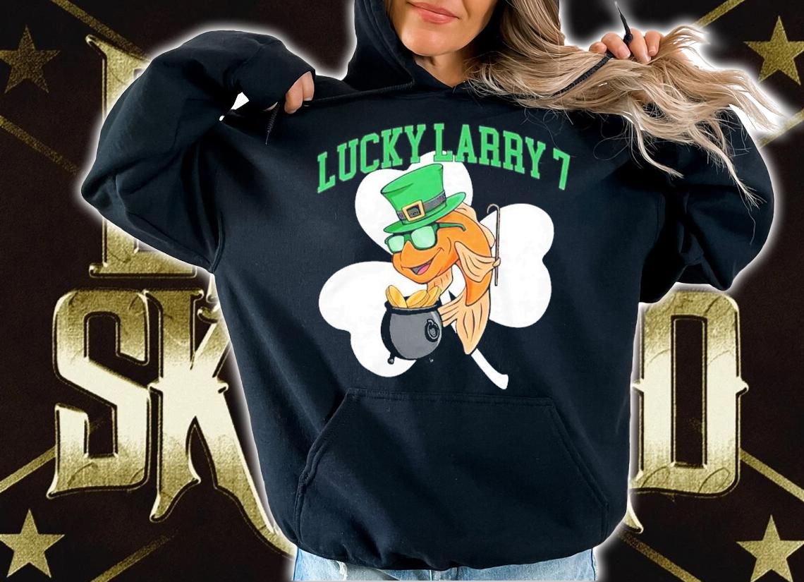 St Patrick's Day Lucky Larry 7 Shirt hoodie