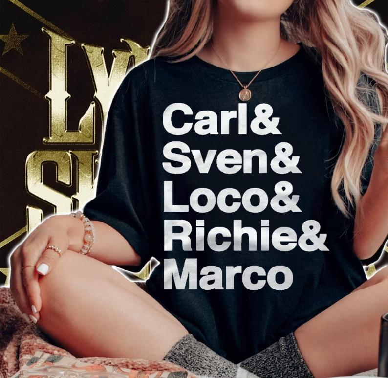 Techno Kings, Carl, Sven, Lodo, Richie And Marco  Designed For Techno Lovers Premium Shirt woman shirt