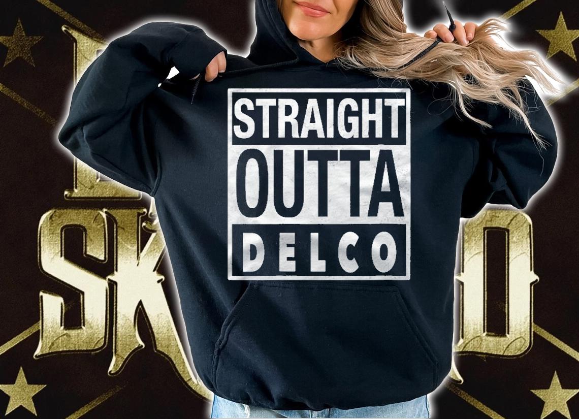 Womens Straight Outta Delco Shirt