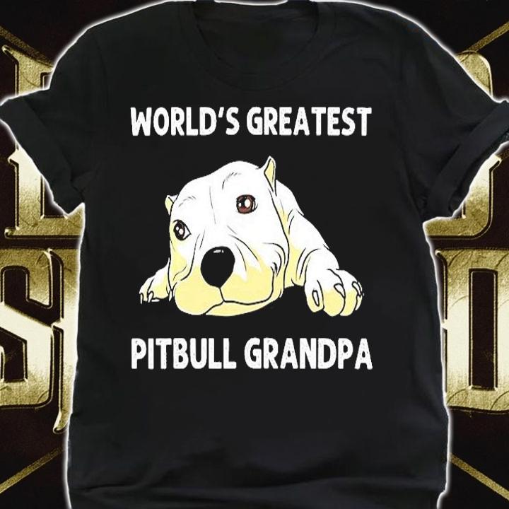 World's Greatest Pitbull Grandpa Shirt shirt