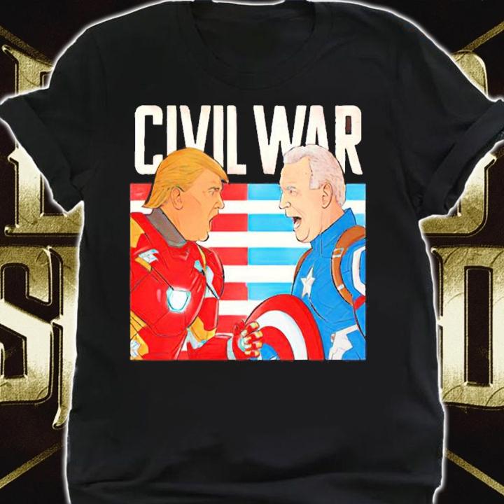 Civil War Marvel Trump And Biden Shirt shirt