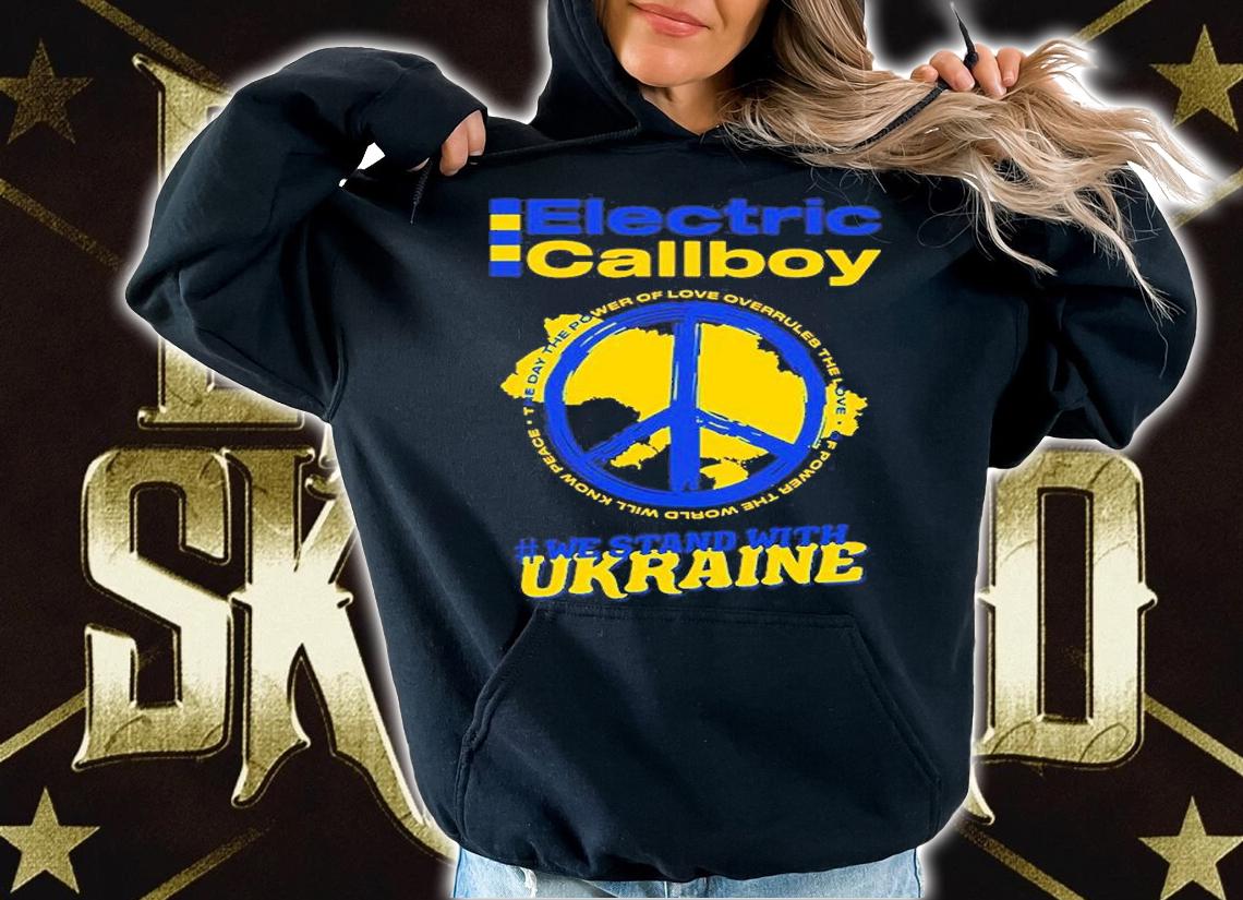Electric Callboy We Stand With Ukraine T-Shirt hoodie