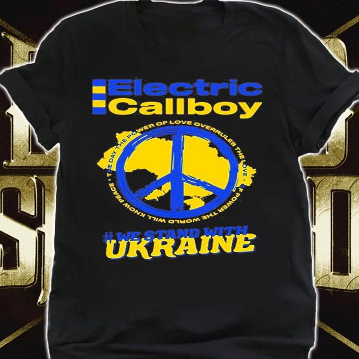 Electric Callboy We Stand With Ukraine T-Shirt shirt