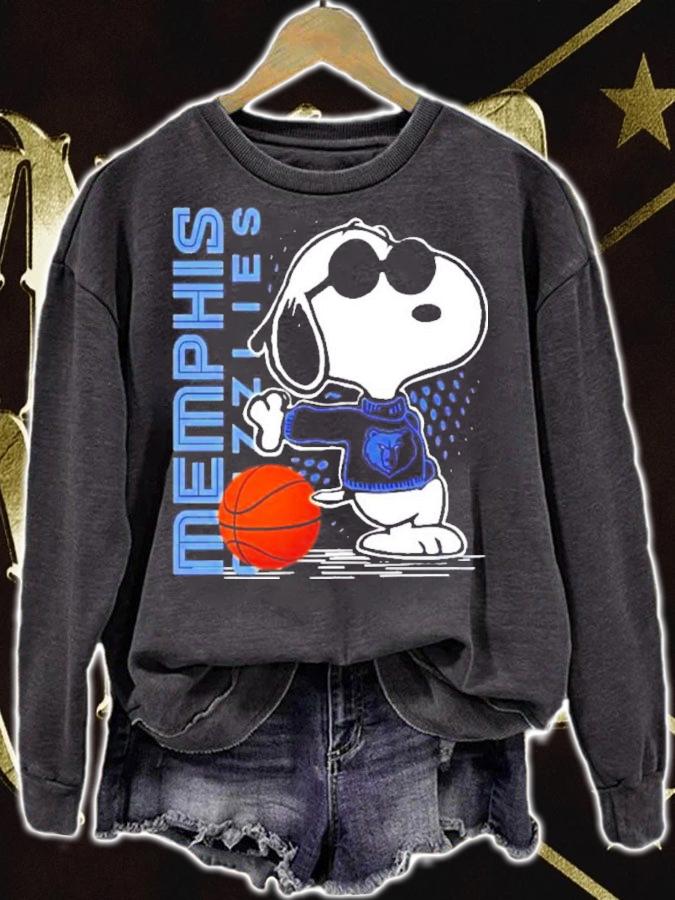 Joe Cool Snoopy Memphis Grizzlies NBA Basketball Shirt sweatshirt