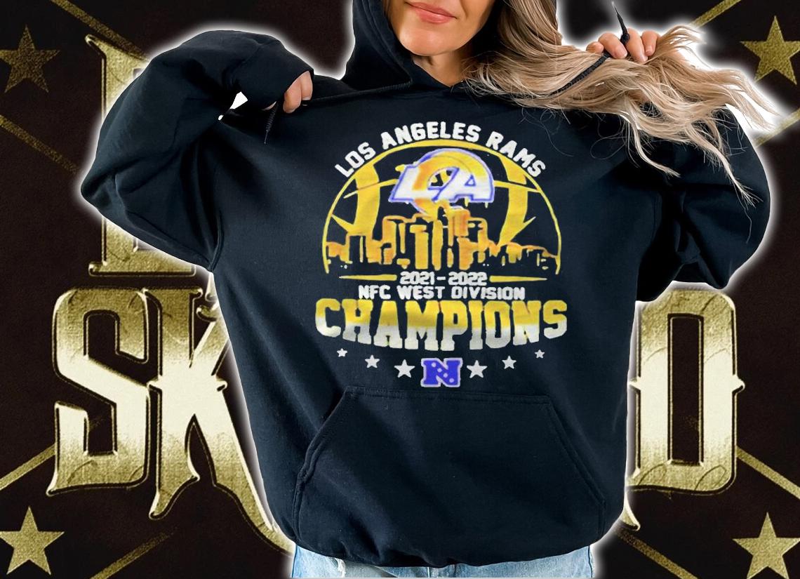 Los Angeles Rams 2021-2022 Nfc West Division Champions T-shirt hoodie