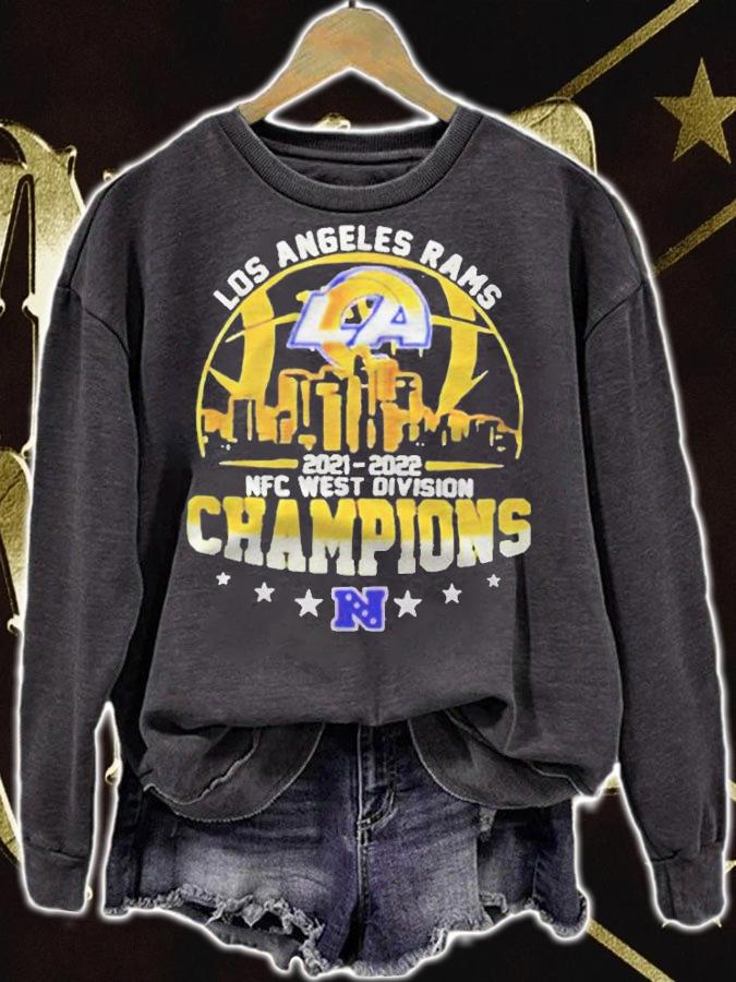 Los Angeles Rams 2021-2022 Nfc West Division Champions T-shirt sweatshirt