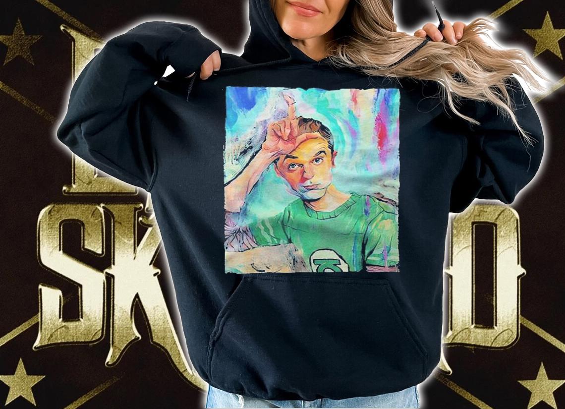 The big bang theory Sheldon painting T-shirt hoodie