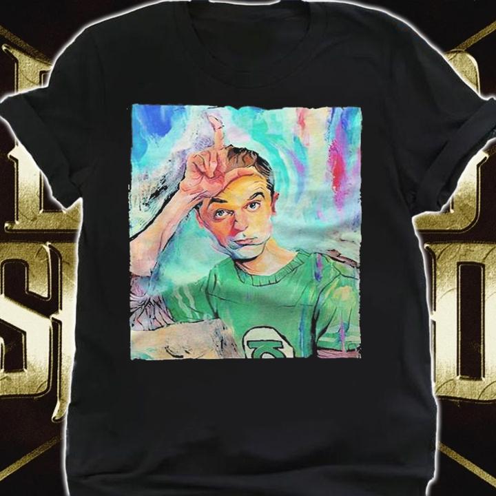 The big bang theory Sheldon painting T-shirt shirt