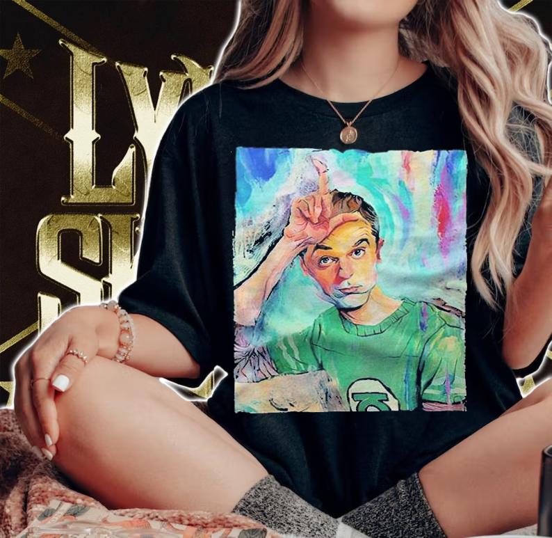 The big bang theory Sheldon painting T-shirt woman shirt