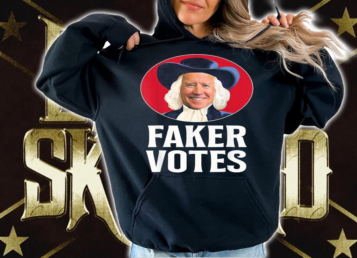 Faker Votes Funny Joe Biden T-Shirt hoodie