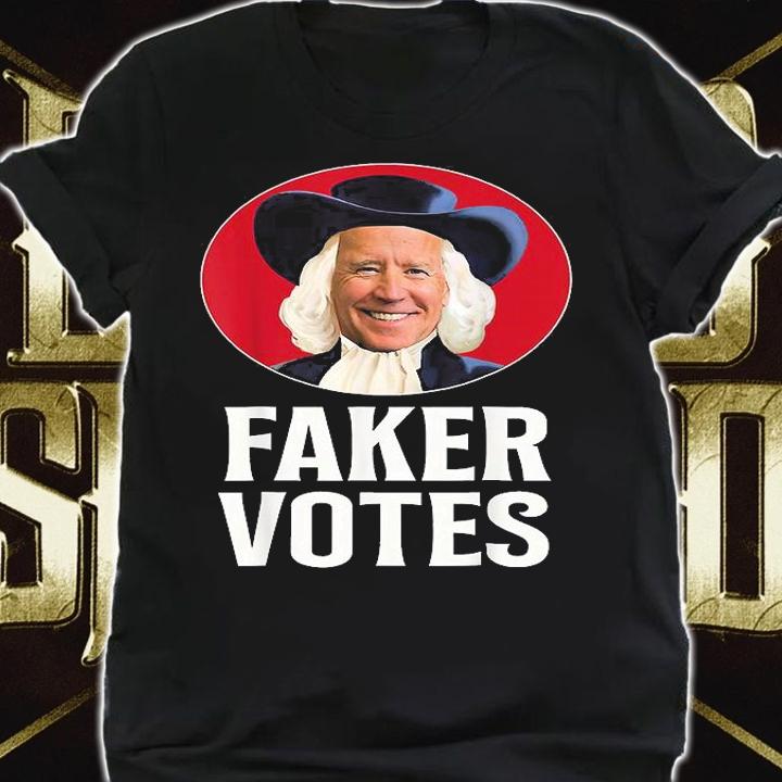 Faker Votes Funny Joe Biden T-Shirt shirt
