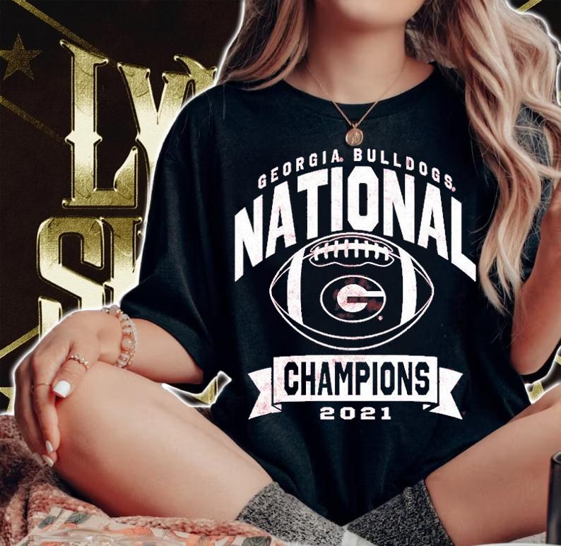 Georgia Bulldogs National Championship 2021 T-Shirt woman shirt