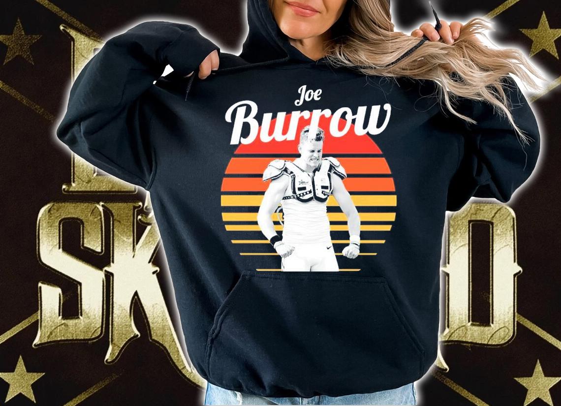 Joe Burrow Vintage Sunset Shirt hoodie