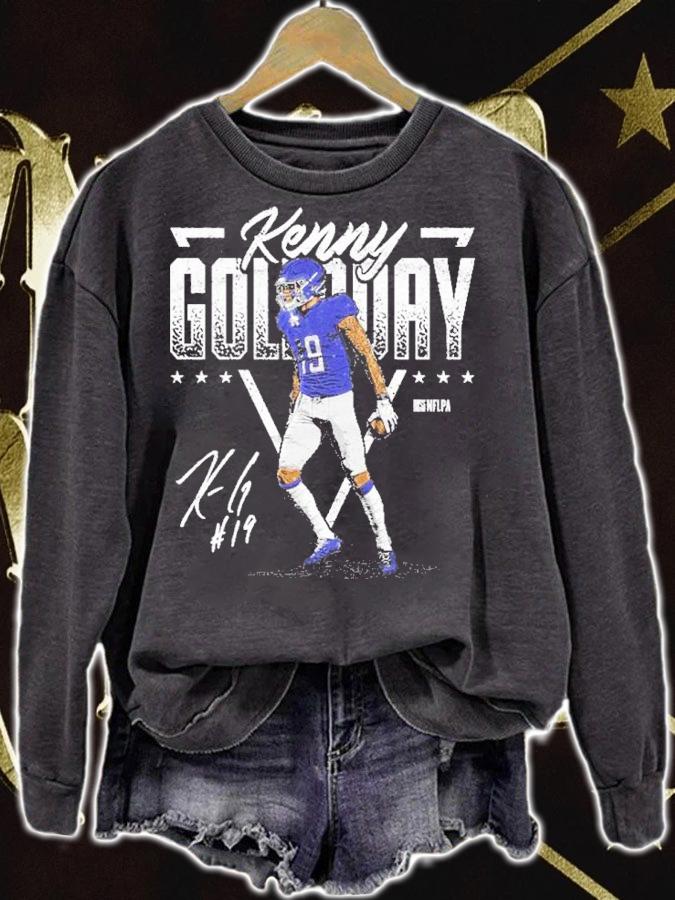 Kenny Golladay New York G Triangle Name New York Football Shirt sweatshirt