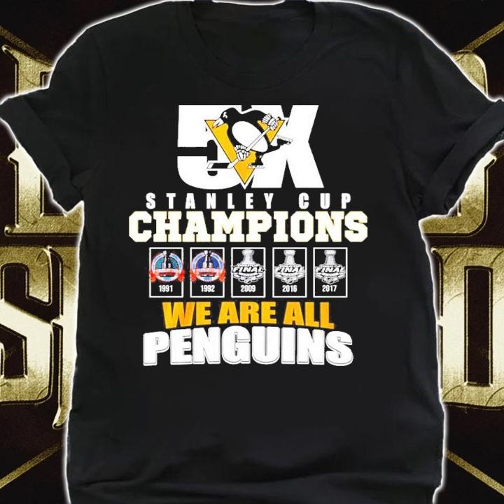 Stanley Cup Champions We Are All Penguins Shirt shirt