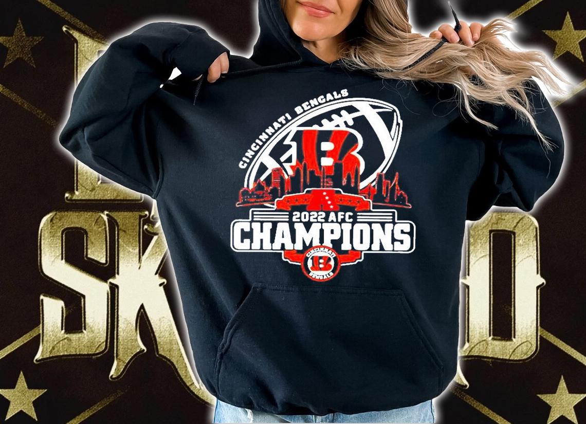 Cincinnati Bengals 2022 AFC Champions T-Shirt hoodie