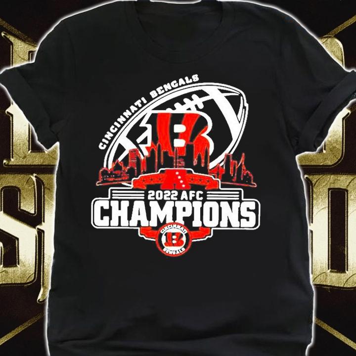 Cincinnati Bengals 2022 AFC Champions T-Shirt shirt