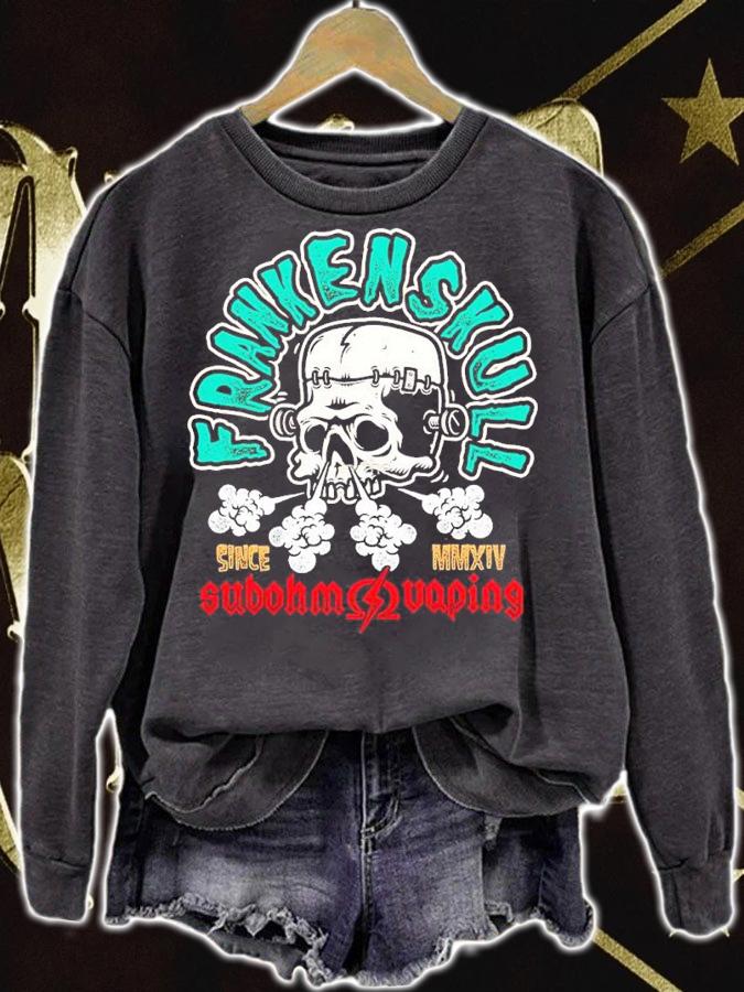 Frankenskull Since MMXIV Sub Ohm Vaping Shirt sweatshirt