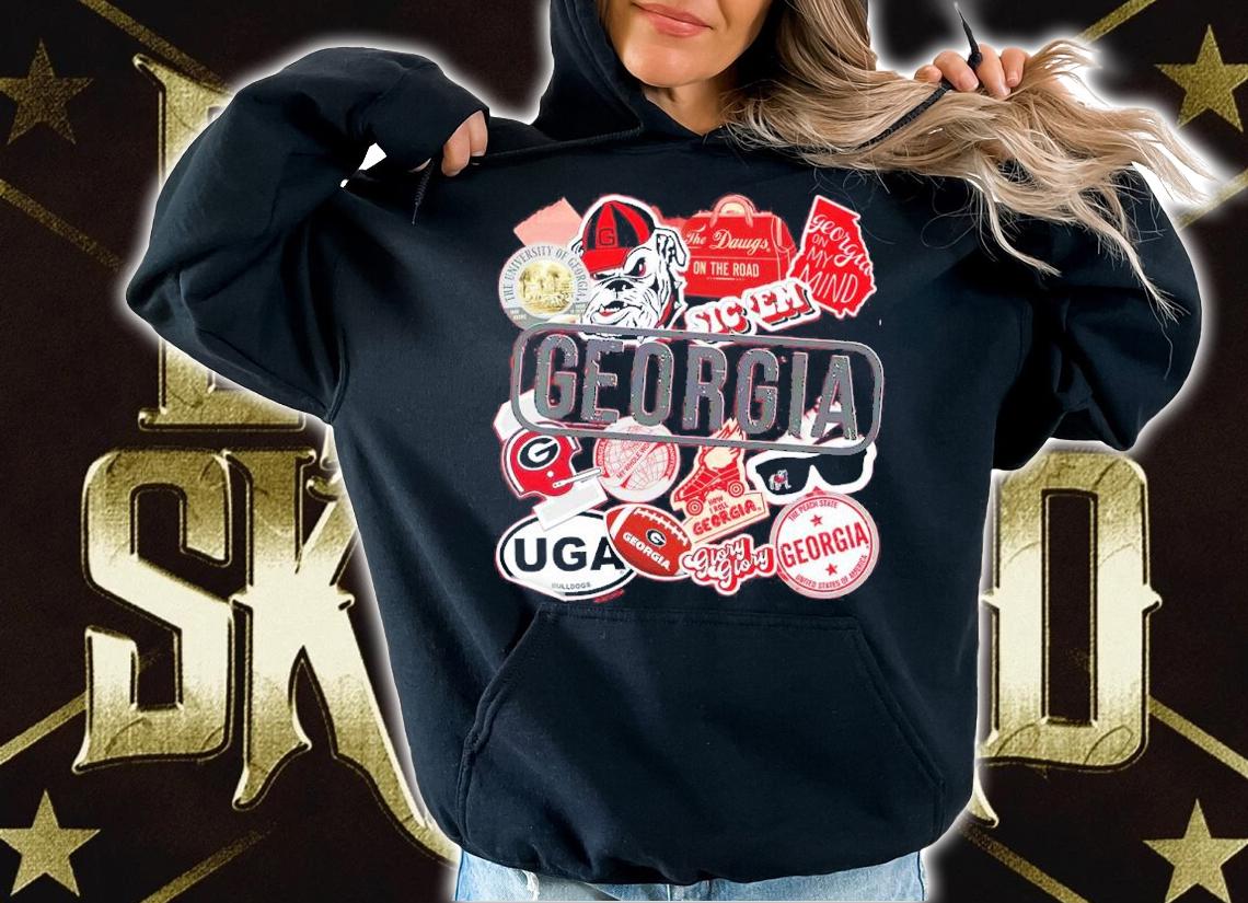 Georgia Bulldog Icon Logo Georgia Dog Retro Shirt hoodie