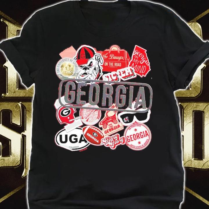 Georgia Bulldog Icon Logo Georgia Dog Retro Shirt shirt