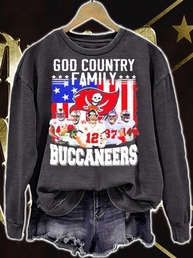 God Country Family Buccaneers Shirt sweatshirt