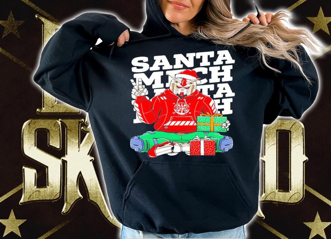Gundam Santa Mech Shirt hoodie
