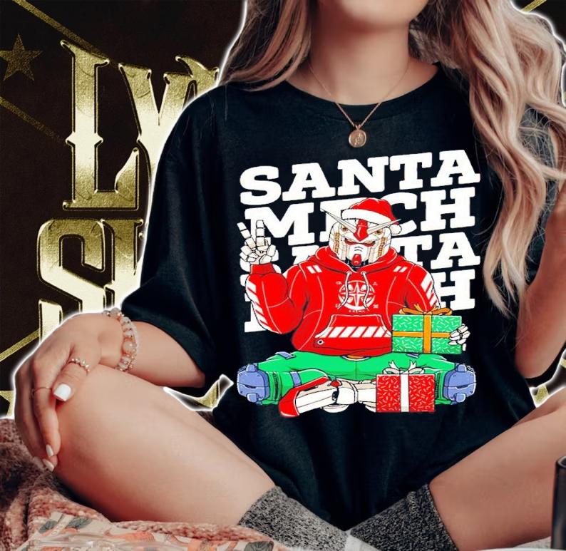 Gundam Santa Mech Shirt woman shirt