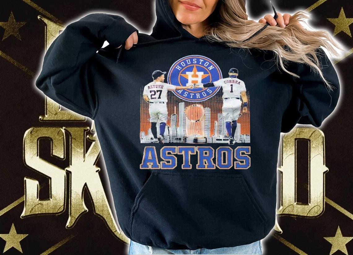 Houston Astros Altuve and Correa signatures shirt hoodie