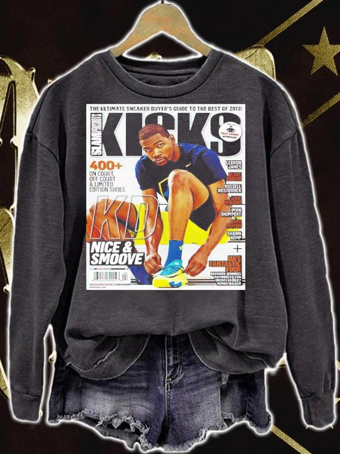 Kevin Durant Nice And Smoove Poster Basketball Shirt sweatshirt