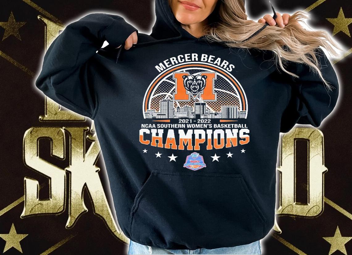 Mercer Bears 2022 NCAA Southern Women's Basketball Champions T-Shirt