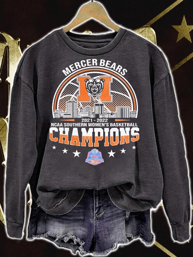 Mercer Bears 2022 NCAA Southern Women's Basketball Champions T-Shirt