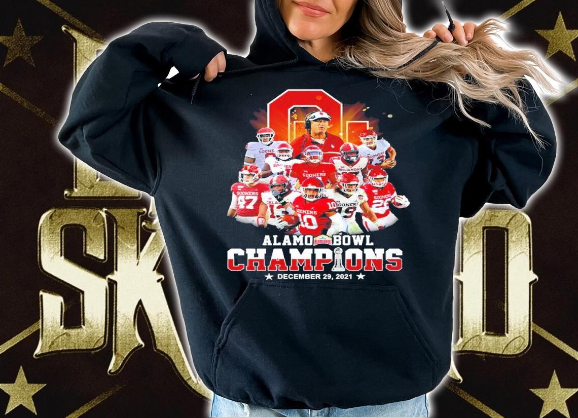 Oklahoma Sooners Alamo Bowl Champions December 29 2021 Shirt