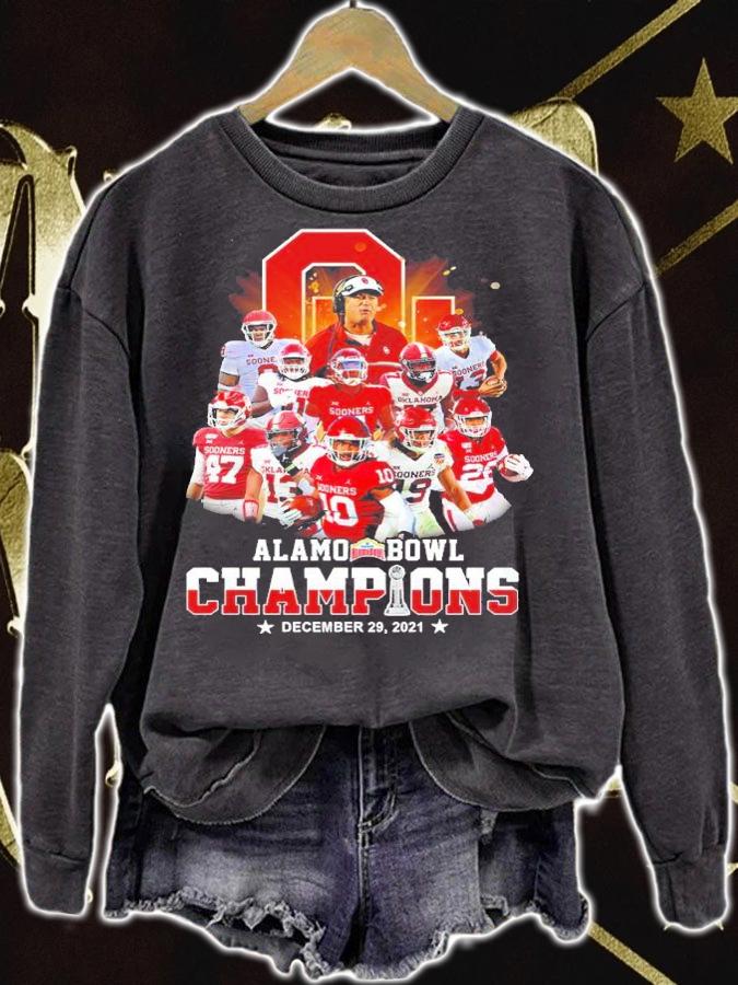 Oklahoma Sooners Alamo Bowl Champions December 29 2021 Shirt