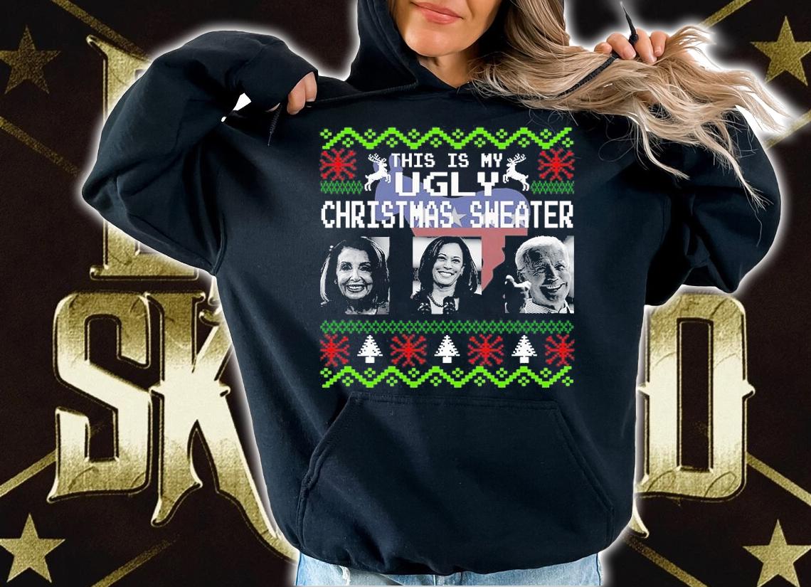 This Is My Ugly Christmas Sweater Anti Biden Kamala T-Shirt