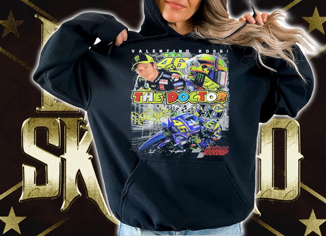 Valentino Rossi The Doctor signature shirt hoodie
