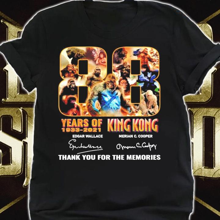 88 years of 1933-2021 King Kong signature shirt shirt