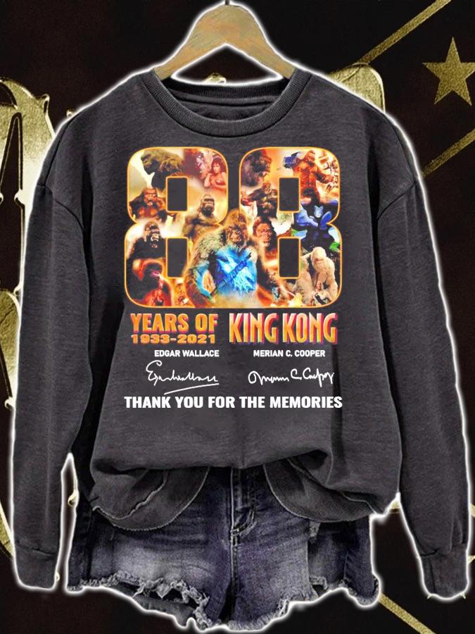 88 years of 1933-2021 King Kong signature shirt sweatshirt