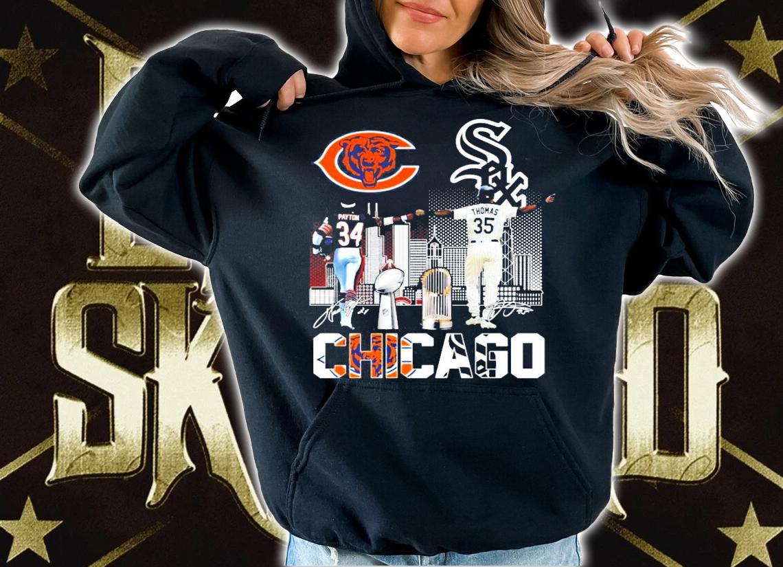 Chicago Payton vs Thomas signatures shirt hoodie