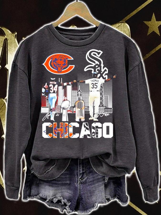 Chicago Payton vs Thomas signatures shirt sweatshirt