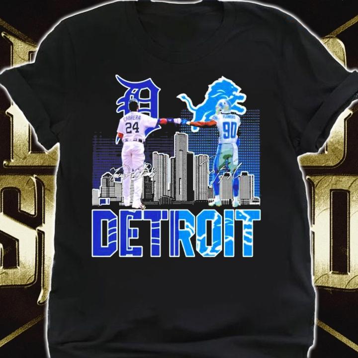 Detroit Cabrera Flowers signatures shirt