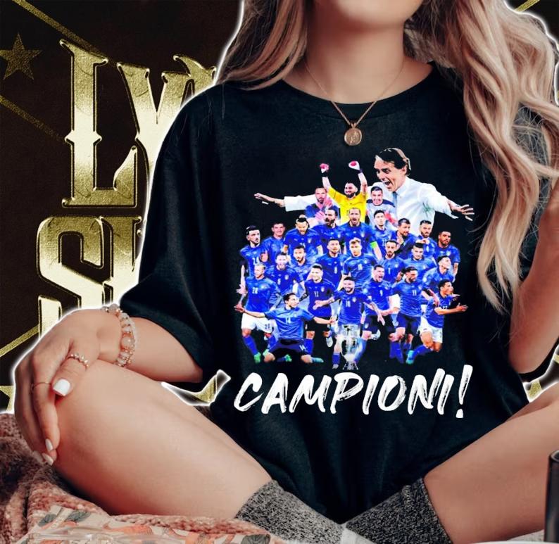 Euro 2020 Champion Italia Campioni shirt woman shirt