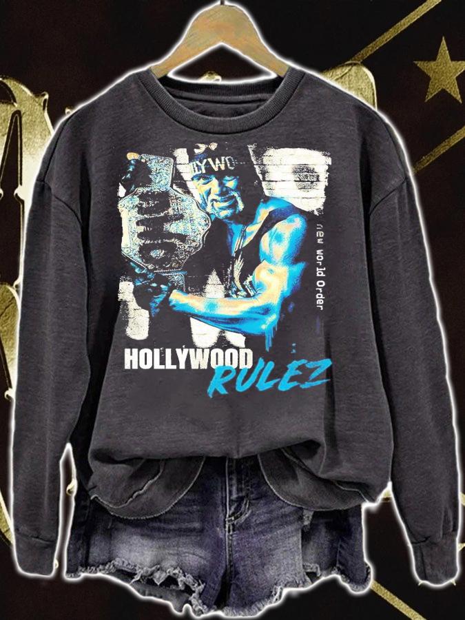 Hulk Hogan Hollywood Rulez Retro shirt sweatshirt