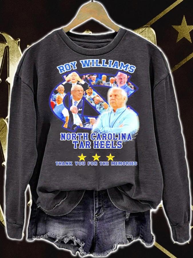 Roy Williams North Carolina Tar Heels Thank You For The Memories Shirt